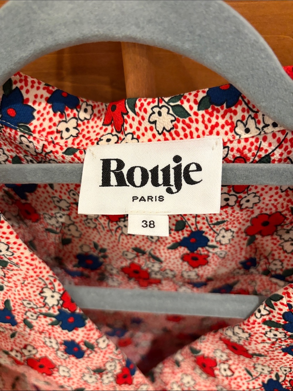 Rouje Red & Navy Jos Blouse - Picture 3 of 3